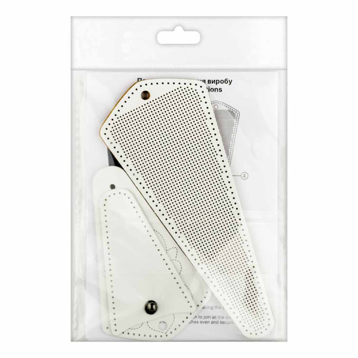 FLBE(BB)-085 Wonderland Crafts Заготовка для вишивки - Чохол для ножиць 6,5x15,5 см (білий, штучна шкіра)