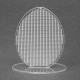 FLBE(PL)-022 Великоднє яйце, 7х9 см. Wonderland Сrafts. Заготовка для вишивання бісером або нитками на пластиковій основі