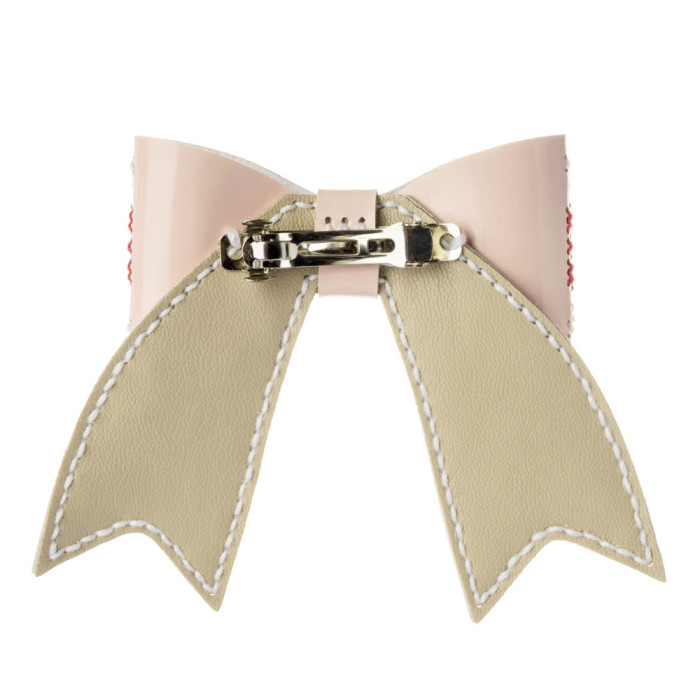 FLHL-103 Wonderland Crafts Набір для вишивки нитками на штучній шкірі Заколка для волосся – Рання роса 8x10 см, рожевий