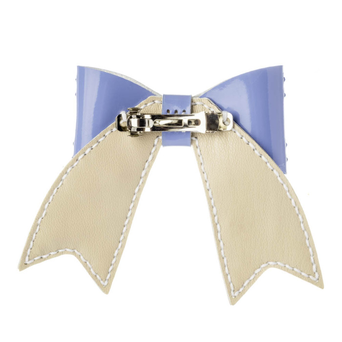 FLHL-106 Wonderland Crafts Набір для вишивки нитками на штучній шкірі Заколка для волосся – Блакитне небо 8x10 см, блакитний