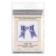 FLHL-106 Wonderland Crafts Набір для вишивки нитками на штучній шкірі Заколка для волосся – Блакитне небо 8x10 см, блакитний