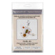 FLHL-111 Wonderland Crafts Набір для вишивки нитками на штучній шкірі - Шарм для сумки – Пташка. Ти?а надія, 8x7,5x2,5 см