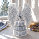 FLHL-173 Wonderland Crafts Набір для вишивки нитками + бісером на штучній шкірі - Ангел небесного сяйва, 11,5x13,5x6,5 см
