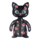 FLHL-206 Wonderland Crafts Набір для вишивки нитками на штучній шкірі - Киця – Маковий настрій, 7,5x7x12,5
