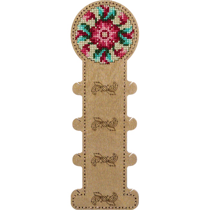 FLHW-005 Котушка для ниток з вишивкою хрестом. Wonderland Crafts (Волшебная страна)
