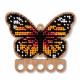 FLK-524 Ялинкова іграшка Метелик. Wonderland Crafts. Набір для вишивки бісером на дерев`яній основі