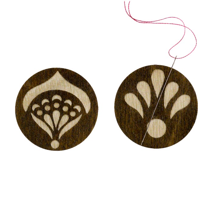 FLMH-043(W) Дерев'яний магнітний тримач для голок. Wonderland Crafts (Волшебная страна)