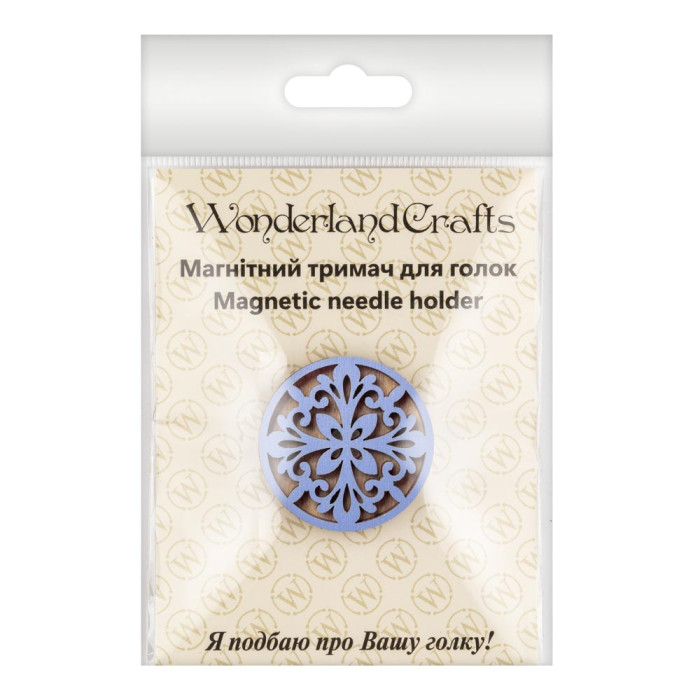 FLMH-108(W) Wonderland Crafts Магнітний тримач для голок дерев'яний односторонній, 3,5x3,5 см