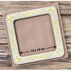 FLMP-034 Wonderland Сrafts Магнітні п’яльця для вишивки 19x19 см (пластик, внутрішній розмір 14x14 см)