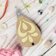 FLNT-040 Wonderland Сrafts Нитковтягувач - Золотий лотос 5x7,5 см