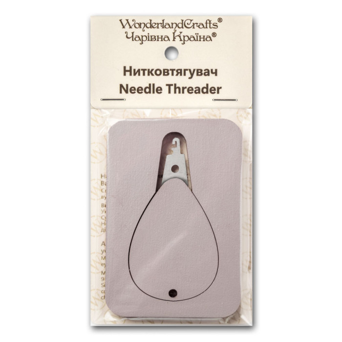 FLNT-045 Wonderland Crafts Нитковтягувач - Попелястий 5x7,5 см (фанера)