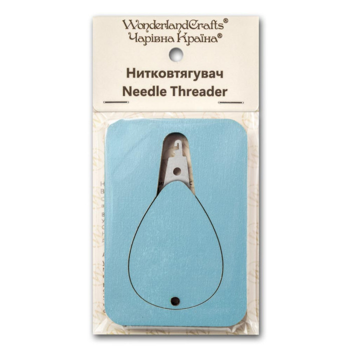 FLNT-048 Wonderland Crafts Нитковтягувач - Бірюзовий 5x7,5 см (фанера)
