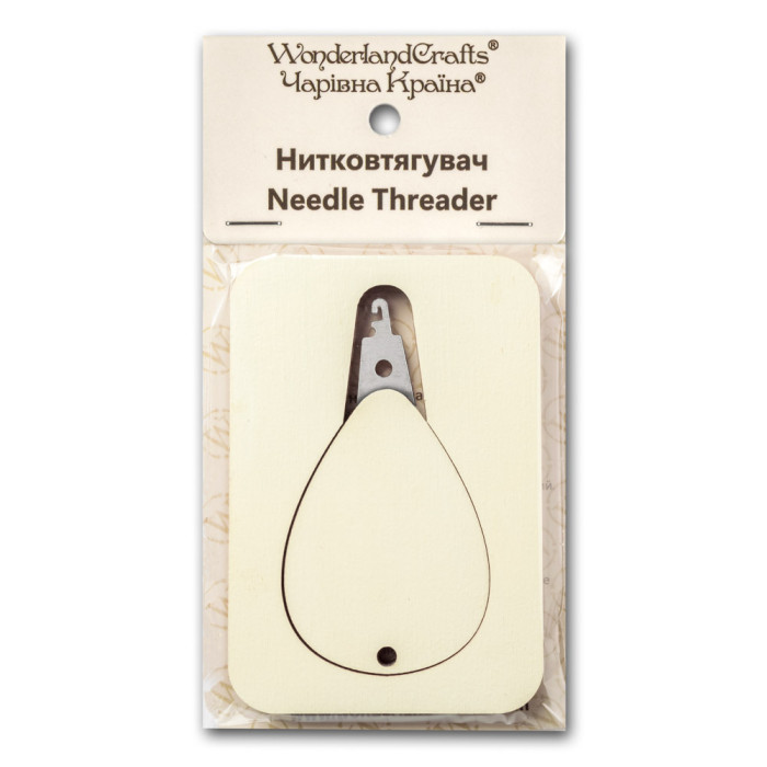 FLNT-050 Wonderland Crafts Нитковтягувач - Бежевий 5x7,5 см (фанера)