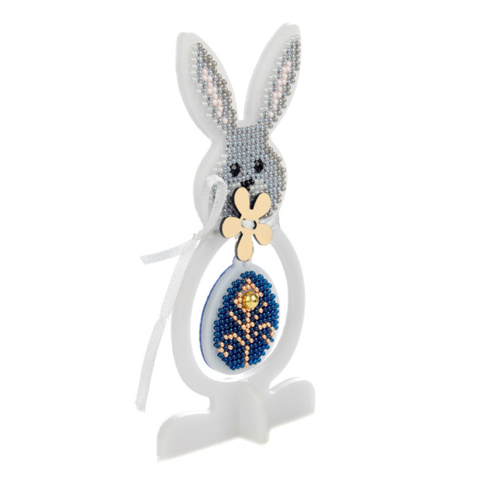 FLPL-113 Wonderland Сrafts Набір для вишивки бісером по пластику - Весняний зайчик, 7х14 см