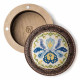 FLTL-081 Wonderland Сrafts Набір для вишивки рахунковим хрестиком - Гольниця Півники 8,5x8,5x4 см