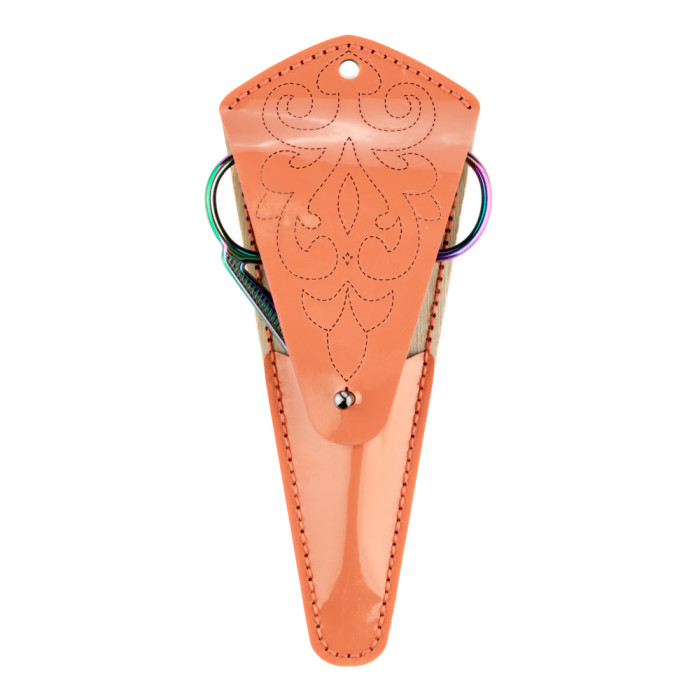 FLTL-088 Wonderland Crafts Набір для вишивки рахунковим хрестиком на штучній шкірі - Чохол для ножиць Водоспад 6,5x15,5 см