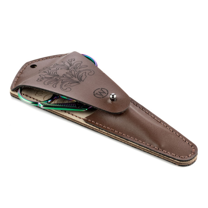 FLTL-090 Wonderland Crafts Набір для вишивки рахунковим хрестиком на штучній шкірі - Чохол для ножиць Дерево 6,5x15,5 см