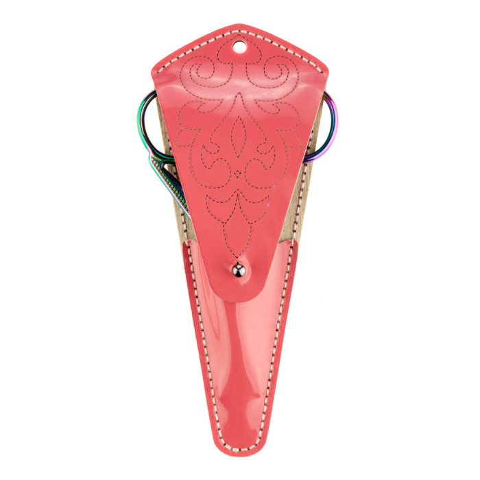 FLTL-091 Wonderland Crafts Набір для вишивки рахунковим хрестиком на штучній шкірі - Чохол для ножиць Чапля 6,5x15,5 см