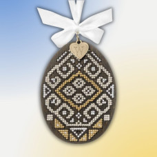 FLW-089 Wonderland Crafts Набір для вишивки хрестиком по дереву - Писанка. Одещина, 7x9,5 см