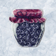 FLX-108 Wonderland Сrafts Набір для вишивки рахунковим хрестиком по пластику - Магніт Варення з лохини 8,5x8,5 см