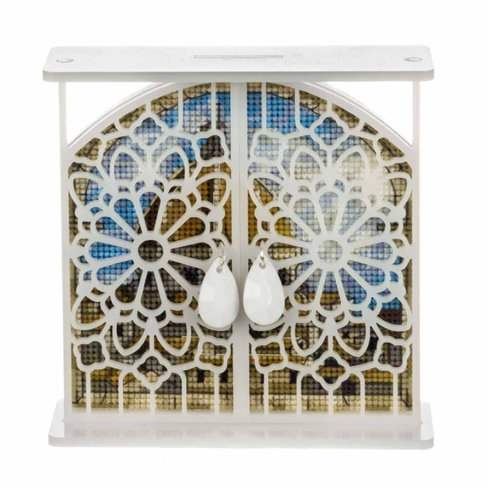 FLX-128 Wonderland Сrafts Набір для вишивки рахунковим хрестиком по пластику - Іграшка Венеційська тиша 10,5x11x3,5 см