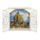 FLX-128 Wonderland Сrafts Набір для вишивки рахунковим хрестиком по пластику - Іграшка Венеційська тиша 10,5x11x3,5 см