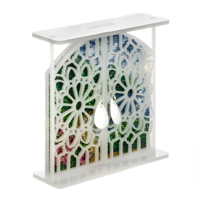 FLX-129 Wonderland Сrafts Набір для вишивки рахунковим хрестиком по пластику - Іграшка Тропічний берег 10,5x11x3,5 см