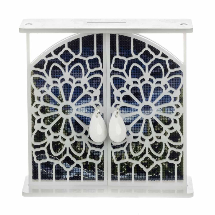 FLX-131 Wonderland Сrafts Набір для вишивки рахунковим хрестиком по пластику - Іграшка Ніч у горах 10,5x11x3,5 см