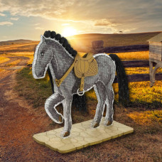 FLX-133 Wonderland Сrafts Набір для вишивки рахунковим хрестиком на пластику - Іграшка Дика легенда 12x11,5 см