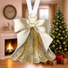 FLX-143 Wonderland Сrafts Набір для вишивки рахунковим хрестиком на пластику - Іграшка Різдвяне світло 9x10 см