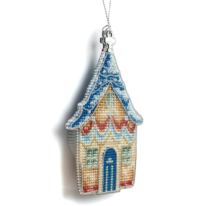 FLX-144 Wonderland Сrafts Набір для вишивки рахунковим хрестиком на пластику - Іграшка Будиночок біля моря 7,5x10,5 см