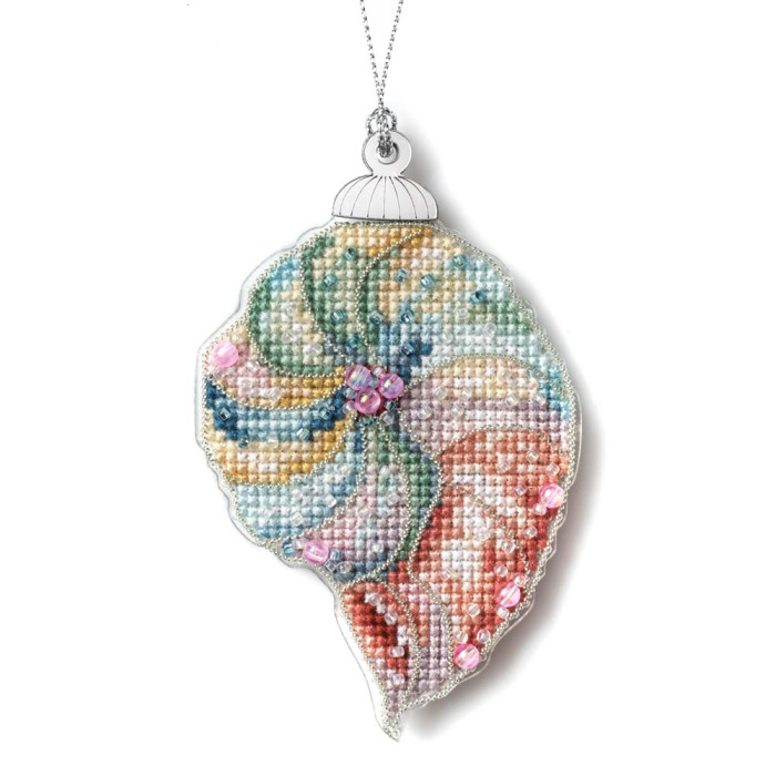 FLX-147 Wonderland Сrafts Набір для вишивки рахунковим хрестиком на пластику - Іграшка Морська спіраль 6,5x10 см