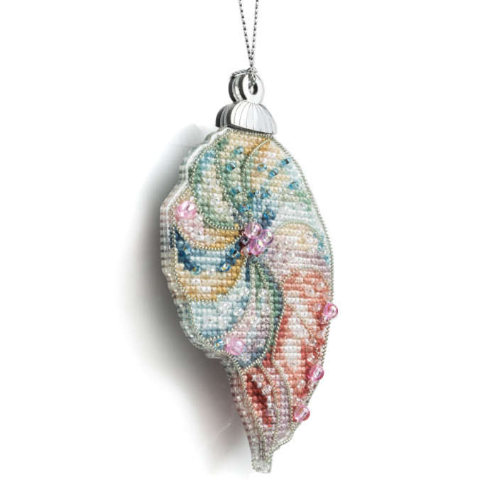 FLX-147 Wonderland Сrafts Набір для вишивки рахунковим хрестиком на пластику - Іграшка Морська спіраль 6,5x10 см