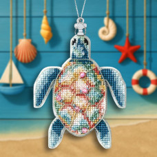 FLX-150 Wonderland Сrafts Набір для вишивки рахунковим хрестиком на пластику - Іграшка Диво океану 7,5x10,5 см