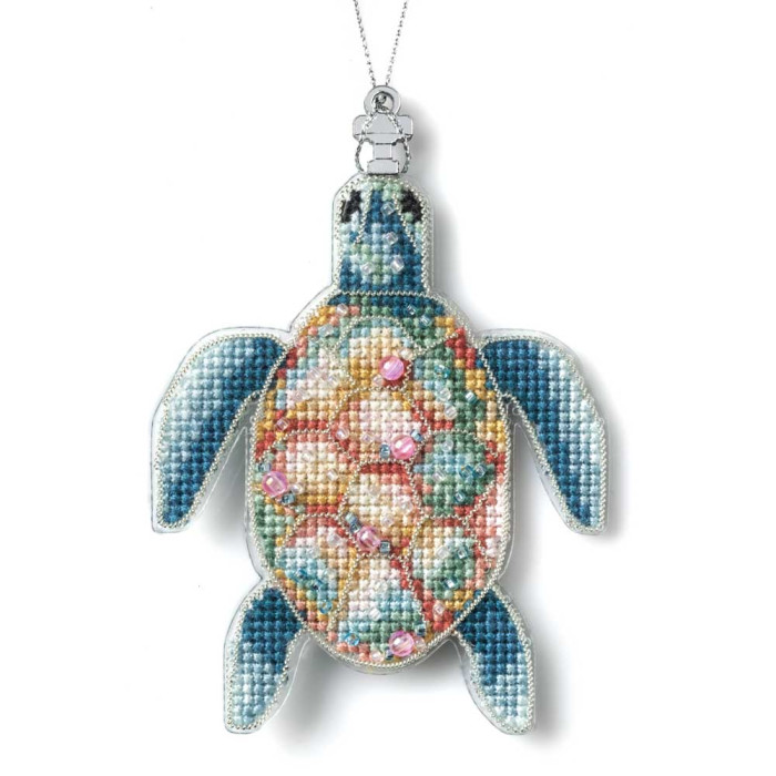 FLX-150 Wonderland Сrafts Набір для вишивки рахунковим хрестиком на пластику - Іграшка Диво океану 7,5x10,5 см