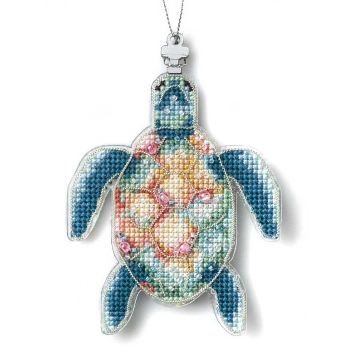 FLX-150 Wonderland Сrafts Набір для вишивки рахунковим хрестиком на пластику - Іграшка Диво океану 7,5x10,5 см