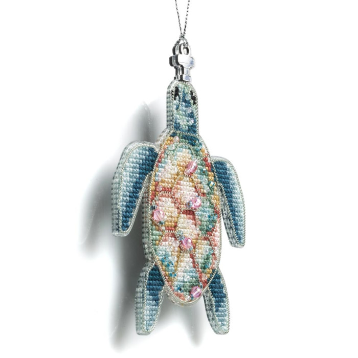 FLX-150 Wonderland Сrafts Набір для вишивки рахунковим хрестиком на пластику - Іграшка Диво океану 7,5x10,5 см