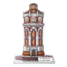 FLX-155 Wonderland Crafts Набір для вишивки рахунковим хрестиком по пластику - Маріуполь. Водонапірна вежа, 10x14 см