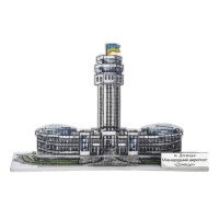 FLX-161 Wonderland Crafts Набір для вишивки рахунковим хрестиком по пластику - Донецьк. Аеропорт, 12,5x20 см