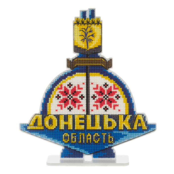 FLX-166 Wonderland Crafts Набір для вишивки рахунковим хрестиком по пластику - Стела Донецька область, 14x15,5 см