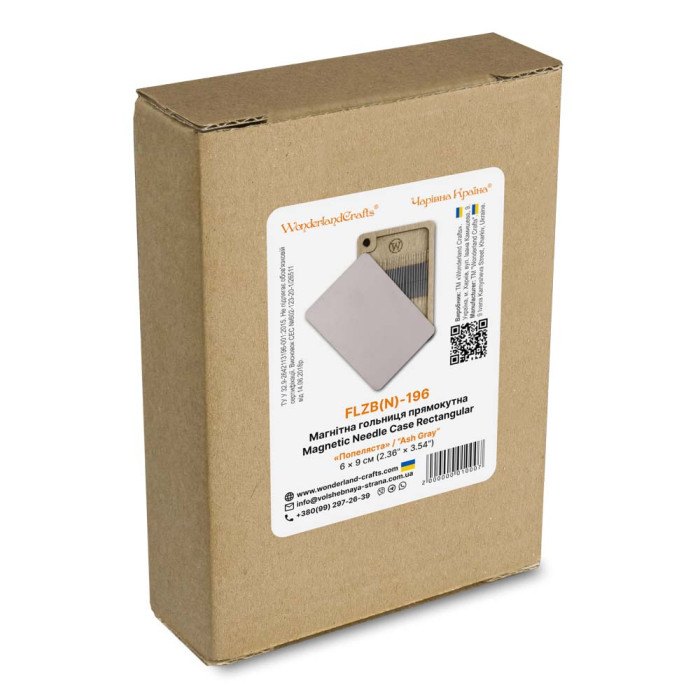 FLZB(N)-196 Wonderland Crafts Магнітна гольниця прямокутна - - Попеляста, 6x9 см (фанера)