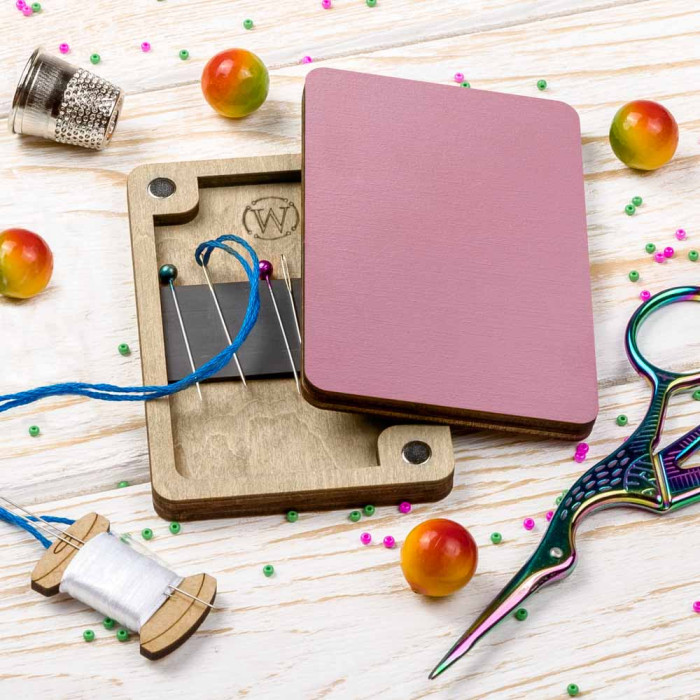 FLZB(N)-200 Wonderland Crafts Магнітна гольниця прямокутна - Рожева, 6x9 см (фанера)