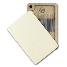 FLZB(N)-201 Wonderland Crafts Магнітна гольниця прямокутна - Бежева, 6x9 см (фанера)