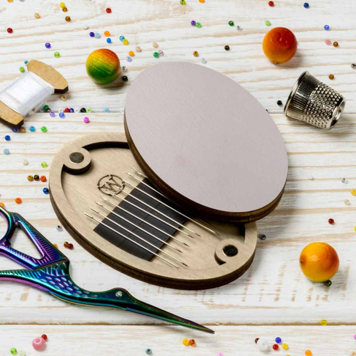 FLZB(N)-202 Wonderland Crafts Магнітна гольниця овальна - Попеляста, 6x9 см (фанера)