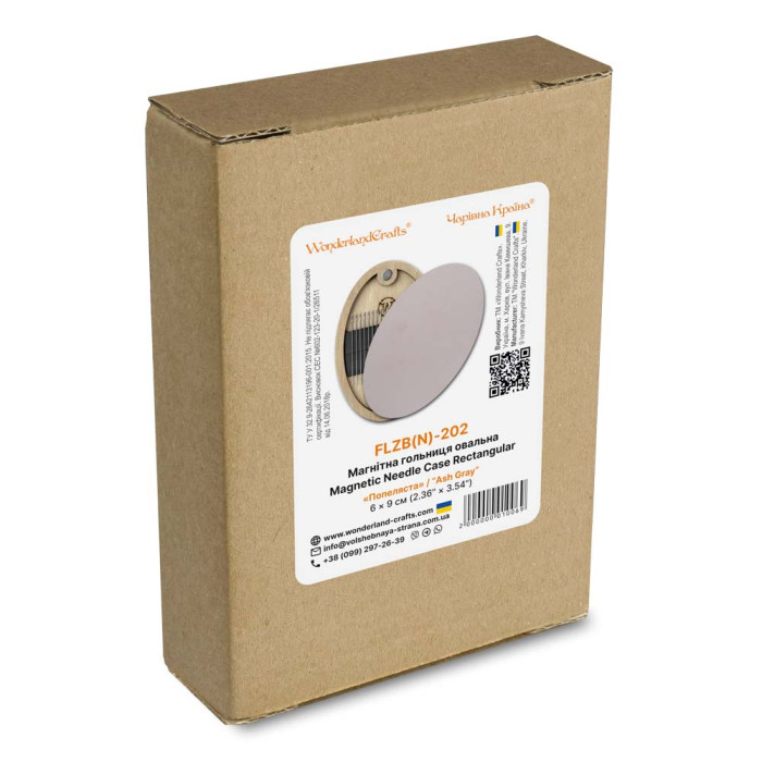 FLZB(N)-202 Wonderland Crafts Магнітна гольниця овальна - Попеляста, 6x9 см (фанера)