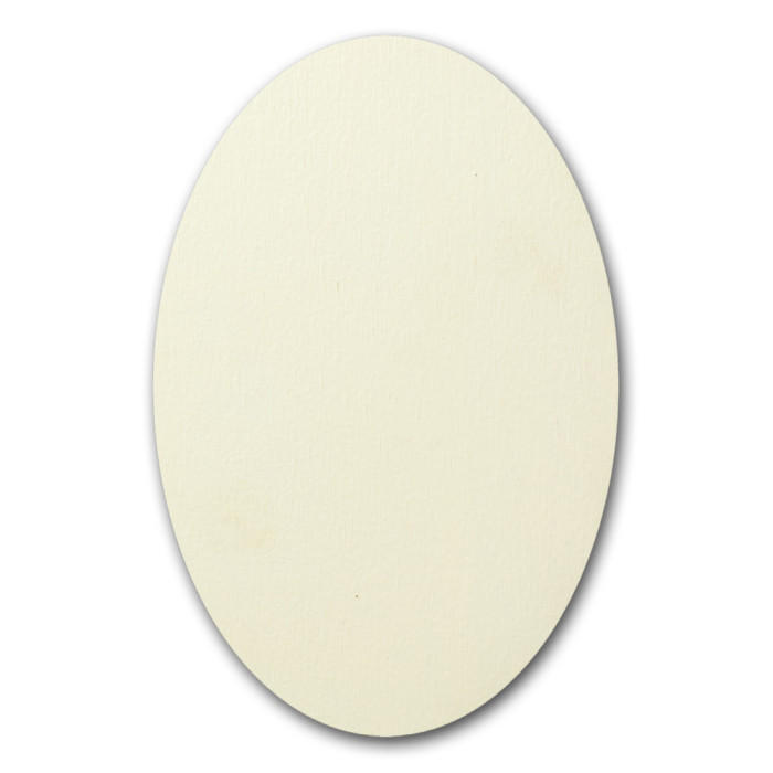 FLZB(N)-207 Wonderland Crafts Магнітна гольниця овальна - Бежева, 6x9 см (фанера)