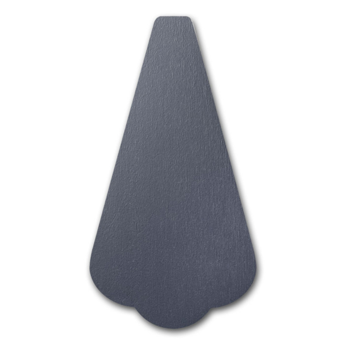 FLZB(N)-209 Wonderland Crafts Скринька для ножиць - Темно-сіра, 6,5x12 см (фанера)