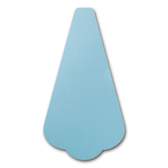 FLZB(N)-211 Wonderland Crafts Скринька для ножиць - Бірюзова, 6,5x12 см (фанера)