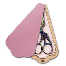 FLZB(N)-212 Wonderland Crafts Скринька для ножиць - Рожева, 6,5x12 см (фанера)