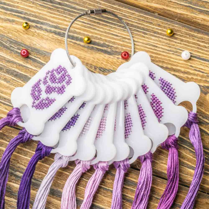 FLZ(S)-111 Wonderland Crafts Органайзер-зразок для муліне - Бобінка, 4x6 см (пластик)